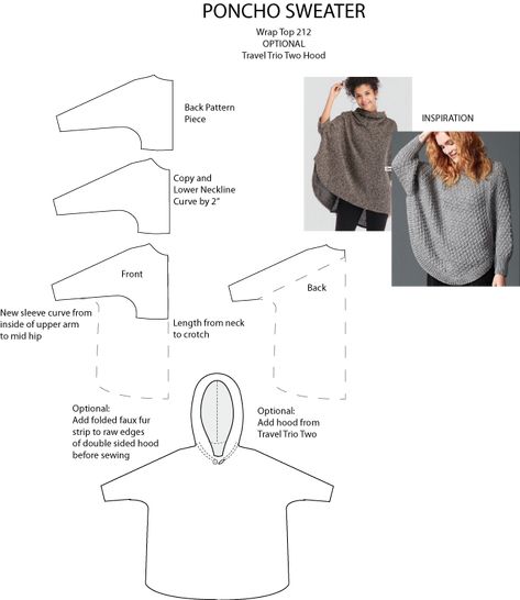 Wrap top poncho sweater with sleeves sewing pattern Poncho With Sleeves Pattern, Poncho Sewing Pattern, Batwing Hoodie Pattern, Sewing Oversized Sweater, Sleeve Scarf Sweater Wrap Pattern Free, Poncho Sweater With Sleeves, Poncho With Sleeves Knitting Pattern, Winter Soft Knit Poncho With Batwing Sleeves, Knitted Long Sleeve Cozy Poncho