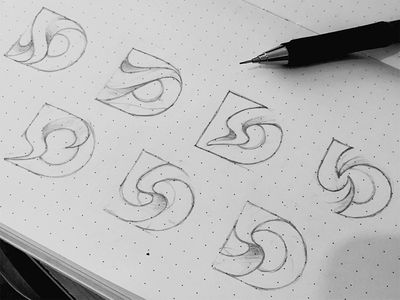 Experimental/sketching stage of a logo D S Logo, Logo Design Sketch, Ds Logo, Logo Sketch Design, Minimalist Logo Branding, Drawing Logo, Fire Logo, Illustrator Logo, Logo D