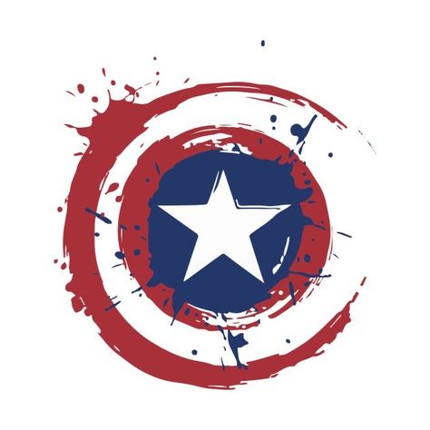 Captain America Tattoo, Shield Tattoo, Captain America Logo, Captain America Art, Hoodies Stickers, Captain America Wallpaper, Marvel Tattoos, Tableau Pop Art, American Paint