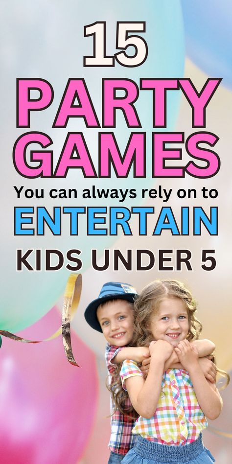 This is a roundup of the best birthday party games for kids under five to enjoy playing a their birthday party or a friend's birthday celebration. These games are short, non-competitive, easy to understand and super engaging. Hosting kids' birthday parties for kids under 5 can be quite hard work, especially keeping them entertained throughout the party, so some well chosen party games will help keep the party lots of fun. I've included classics like Simon Says. Kids party planning Young Kids Birthday Party Games, Kids Part Games, High Five Birthday Party Games, Games On Birthday Party, Birthday Party Games For Kids Indoor Age 5, 4th Birthday Games, Gnome Games For Kids, Party Games For 3rd Birthday, Toddler Birthday Games Outdoor