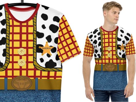 Toy Story Fan Art, Halloween Cowboy Costume, Sheriff Cowboy, Halloween Cowboy, Top Halloween Costumes, Sheriff Woody, Cowboy Costume, Birthday Party For Teens, Men's Activewear