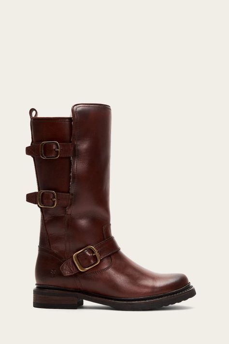 Mid Height Boots, Frye Veronica, Warm Winter Boots, The Frye Company, Mid Boots, Copenhagen Fashion Week, Frye Boots, Street Style Trends, Leather Boots Women