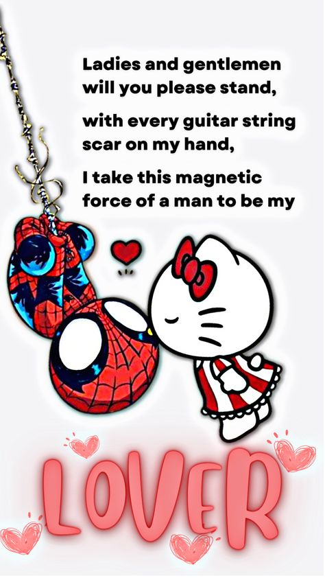 Hello Kitty N Spiderman, Spiderman Poster, Spiderman Wallpaper, I Cool, Lady And Gentlemen, Phone Wallpapers, Gentleman, Spiderman, Hello Kitty