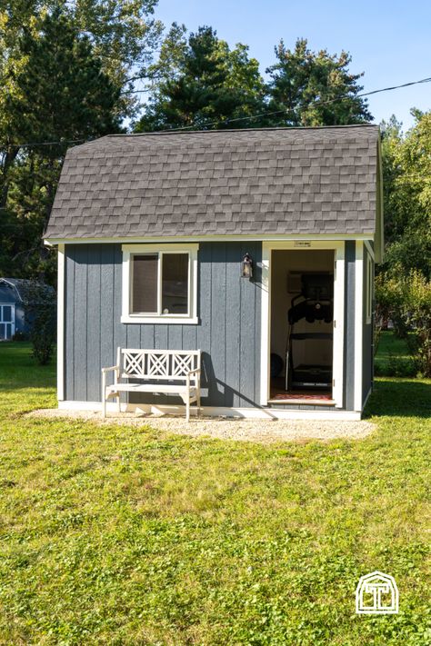 Shed Gym Ideas, Shed Gym, Barn Gym, Tiny Home Gym, Home Gym Shed, Home Gym Design Ideas, Gym Design Ideas, She Shed Designs, Gym Shed