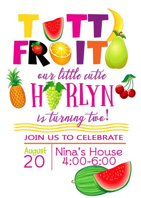 Fruits Party, Fruity Party, Tutti Frutti Birthday Party, Bow Gender Reveal, Pineapple Party, Fruit Birthday, Fiesta Tropical, Fruit Party, Summer Cakes