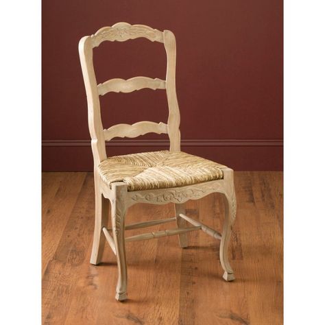 AA Importing Country French Side Chair | Hayneedle French Country Dining Chairs, Wood Side Chair, Wood Ladder, Solid Wood Dining Chairs, Kitchen & Dining Chairs, Castiel, Solid Mahogany, Mahogany Wood, Wood Chair