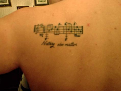 Since I play piano getting notes from a song that is meaningful to me I dig Metallica Tattoo Small, Metallica Inspired Tattoo, Metallica Lyrics Tattoo, Metallica Tattoo Ideas, Metallica Lyrics, Metallica Tattoo, Lyrics Tattoo, Fan Tattoo, Note Tattoo