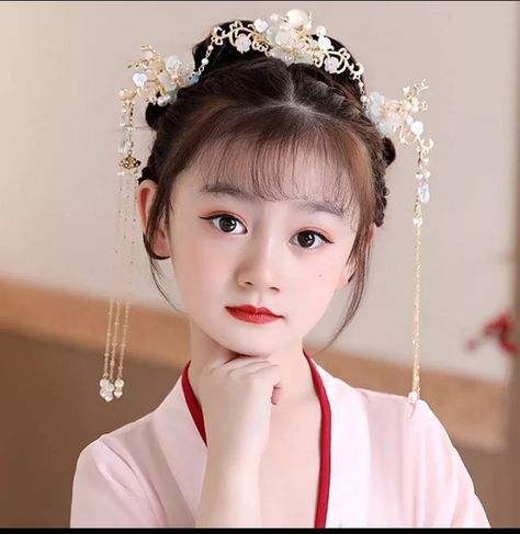 Hanfu Hair Accessories, Chinese Hanfu Dress, Hanfu Hair, Fairy Hair, Headpiece Jewelry, Women Bride, Headpiece Hairstyles, Hair Accessories Set, Crystal Hair Pins