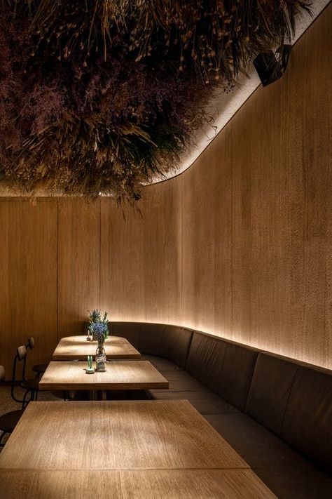 Rabbit Habit | YOD design Lab | Archinect Lavabo Design, Architecture Restaurant, Bar Interior Design, 카페 인테리어 디자인, Lounge Bar, Mirror Bathroom, Restaurant Lighting, Bar Interior, Restaurant Interior Design