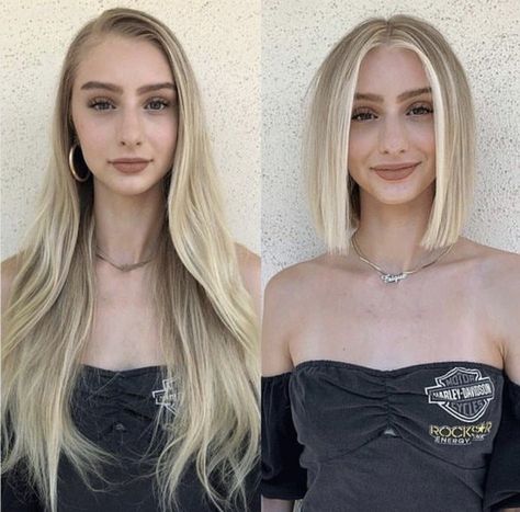 Before And After Haircut, Best Hair Stylist, How To Cut Your Own Hair, Edgy Haircuts, Long To Short Hair, Big Mood, Hot Short, Luscious Hair, Makijaż Smokey Eye