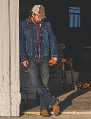 Country Style Men, Rugged Fashion, Brand Persona, Rugged Man, Guy Clothes, Mode Country, Country Guys, Cowboy Fashion, Boots Outfit Men