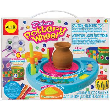 Pottery Kit, Alex Toys, Pottery Tools, Activity Kits, Pottery Wheel, Pottery Making, Christmas Toys, Dry Clay, Kits For Kids