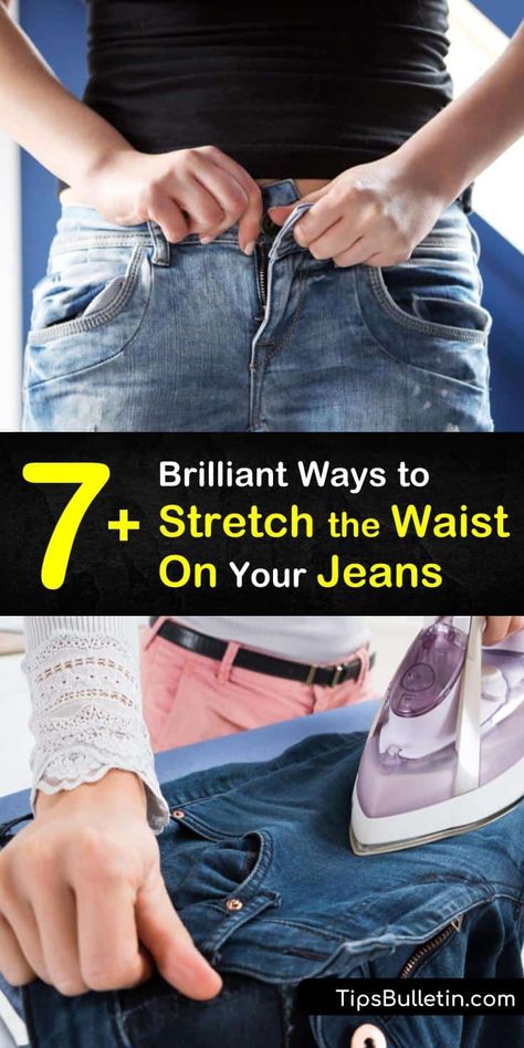 How To Shrink Clothes, How To Make Jeans, Altering Jeans, Squats And Lunges, Elastic Waist Jeans, Types Of Jeans, Short Hair Ideas, Altering Clothes, Jeans Diy