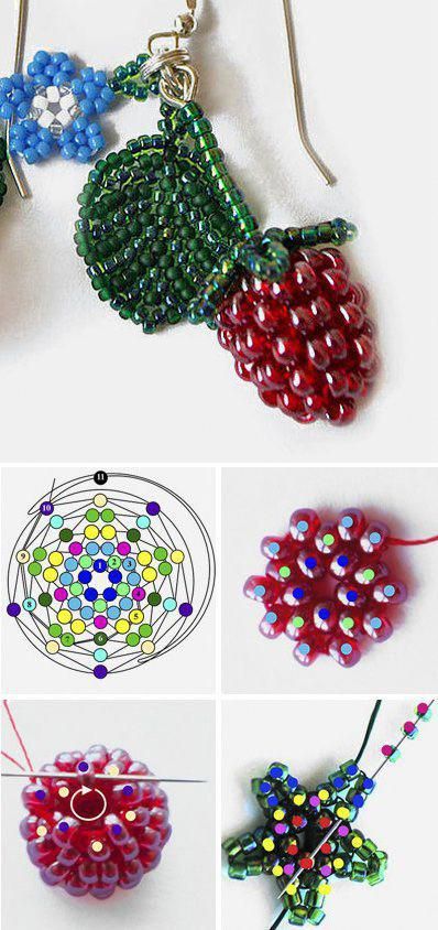 none Free Beading Tutorials, Seed Bead Crafts, Beadwork Tutorial, Seed Bead Tutorial, Beaded Crafts, Bead Stitching, Beading Projects, Beaded Jewelry Patterns, Beads And Wire