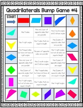 Quadrilateral Activities, Classifying Quadrilaterals Activities, Teaching Quadrilaterals, Quadrilaterals Activities, Classifying Quadrilaterals, Math Things, Geometry Games, Geometry Worksheets, Eureka Math