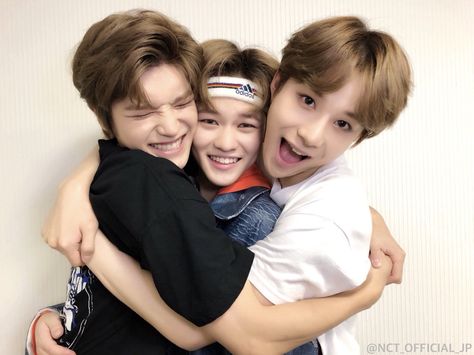 NCT Taeyong, Chenle and Jungwoo (180804 @NCT_OFFICIAL_JP Twitter Update) Nct Group, Nct Chenle, Young K, Nct Life, Nct Yuta, Three Boys, Lee Taeyong, Nct Taeyong, Jaehyun Nct