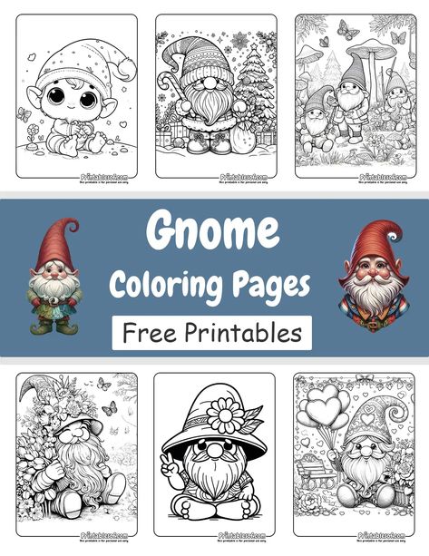 Gnome coloring pages free PDF download offer a whimsical world filled with delightful gnome characters perfect for a fun coloring session. Ideal for all ages, from young children intrigued by these mythical creatures to adults seeking a playful escape, these gnome coloring pages cater to everyone’s tastes and are designed to be printed on standard US letter size and A4 paper sizes. Free Gnome Coloring Pages Free Printable, Birthday Gnome Drawing, Gnome Coloring Pages For Adults, Gnomes Coloring Pages Free Printable, Gnome Coloring Pages Free Printable, Fall Coloring Pictures, Gnome Template, Christmas Coloring Pages For Adults, Gnome Coloring Pages