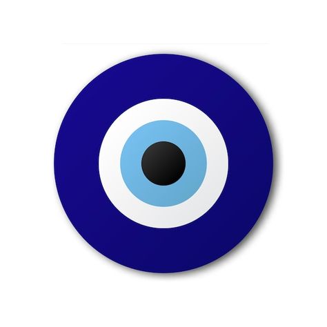 Vector evil eye icon greek or turkish am... | Premium Vector #Freepik #vector #eye-logo #nazar #graphics #logo-illustration Evil Eye Vector, Evil Eye Images, Evil Eye Icon, Evil Eye Logo, Evil Eye Illustration, Evil Eye Drawing, Evil Eye Quotes, Mandala Compass Tattoo, Mandala Compass