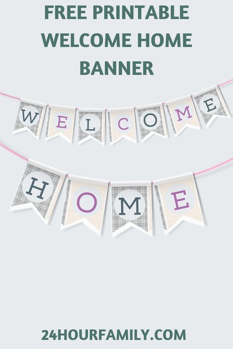 Free printable welcome home banner for guests, welcome home party decorations, free banner to print Welcome Back Free Printable, Welcome Home Printable Free, Welcome Home Banner Diy Free Printable, Welcome Back Banner Printable Free, Welcome Home Banner Printable Free, Welcome Home Party Decorations, Welcome Home Printable, Welcome Home Banner, Free Printable Banner Letters