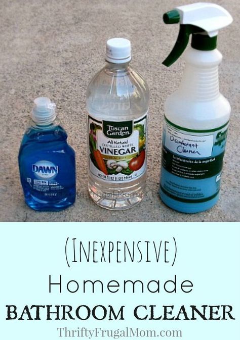 This easy DIY homemade cleaner is made from just two ingredients and yet super effective! It will save you money and help you avoid using chemical laden alternatives. Homemade Bathroom Cleaner, Diy Bathroom Cleaner, Bathtub Cleaner, Diy Bathtub, Homemade Cleaning Supplies, Frugal Mom, Cleaner Recipes, Homemade Cleaning Products, Natural Cleaners