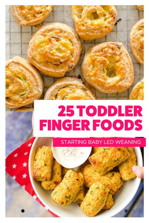 Baby Finger Food Recipes The Ultimate List of Baby & Toddler Finger Foods The Ultimate List of Baby and Toddler Finger Foods. Homemade recipe and ideas for baby led weaning. Most recipe are REFINED SUGAR FREE and LOW SALT. Easy recipe, healthy recipe, and family recipe even for the PICKY EATER! Simple ideas for breakfast, lunch, dinner, and snacks. This list includes hidden veggies, juicy fruit, sweet and savory! You'll even fins some VEGAN and DAIRY FREE options! Finger Foods 8 Month Old, Puff Pastry Recipes Blw, Baby Finger Foods 1 Year, Savory Toddler Snacks, Easy Baby Food Recipes 9-12, Puff Pastry Toddler Recipe, Baby Finger Foods 9 Months, Toddler Finger Food Ideas, Food For 1 Year Baby