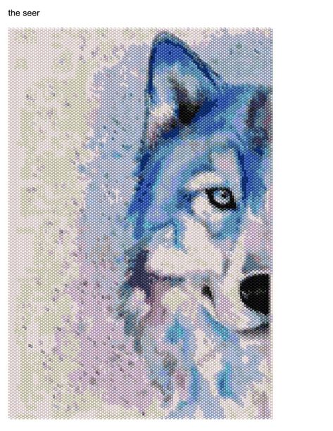 Bead Tapestry, Wall Art Pattern, Number Beads, Tapestry Pattern, Pet Organization, Seed Beading, Seed Bead Patterns, Bead Patterns, Animal Planet