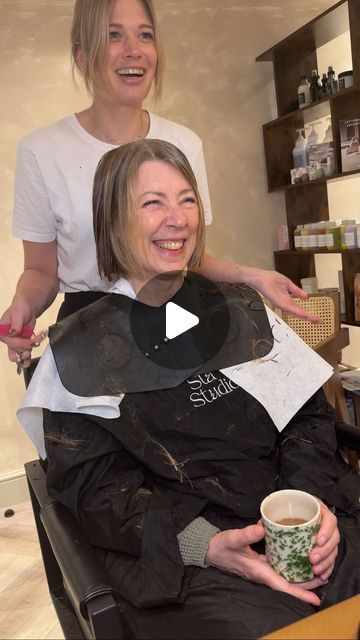 Holly Rudge Independent Hair Stylist on Instagram: "One length bob 

A joyous hour spent chopping off a few inches and making this lovely one feel like herself again. 

#hairreels #haircut #bob #shortbob #onelengthbob #over50style #greyhair #londonhairstylist #parlux #denmanpro" Chop Bob Hairstyles, Grey Bob Hairstyles Over 50, Over 50 Bob Hairstyles, One Length Bob, Swing Bob Haircut, One Length Bobs, Low Taper Fade Haircut, Grey Bob Hairstyles, Haircut Bob