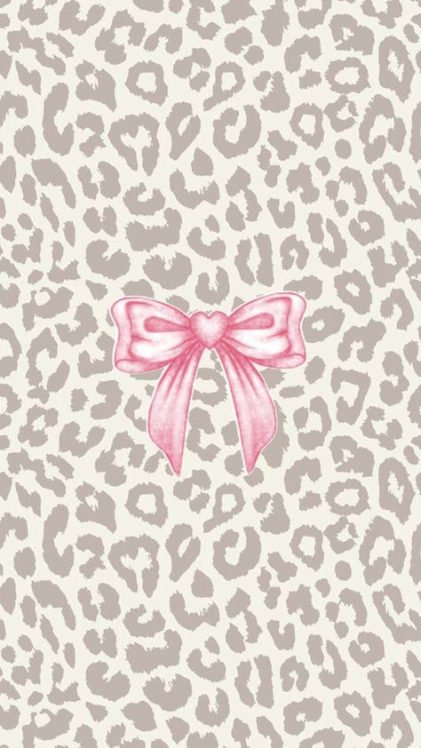 cheetah print, bows, coquette, lockscreen, aesthetic, trendy Bow Wallpaper Iphone, Glamour Wallpaper, Cheetah Print Background, Wallpaper Home Screen, Leopard Print Wallpaper, Bows Coquette, Cheetah Print Wallpaper, Cute Images For Wallpaper, Screen Iphone