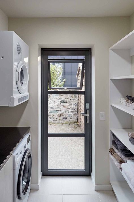 External Laundry Door, External Laundry, Upvc Doors Design, Laundry Door, Laundry Doors, Extension Plans, House Extension Plans, Laundry Design, House Extension