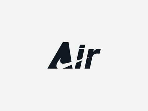 Air by Helvetiphant™ | Dribbble | Dribbble Nike Design Logo, Unique Nike Logo, Nike Logo Png, Nike Logo Vector, Air Png, Nike Air Logo, Logos Nike, Wallpapers Music, Art Profile