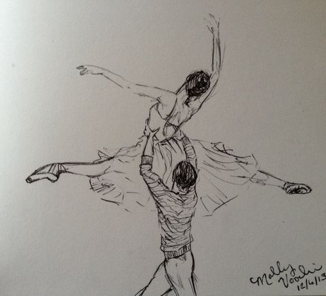 Love Sketches Aesthetic, Art Sketches Ballet, Ballet Aesthetic Drawing, Ballet Sketch Poses, Dancing Drawing Poses, Ballroom Dancing Drawing, Ballet Art Sketch, Ballet Drawings Sketches, Pencil Art Drawings Sketches Simple