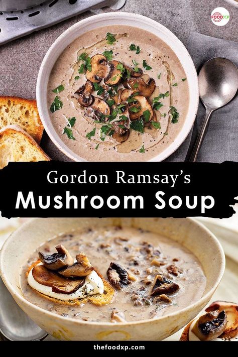 Mushroom Walnut Spinach Soup, Mushroom Soup With Puff Pastry, The Best Mushroom Soup, Wholesome Soup Recipes, French Mushroom Soup Recipes, Light Mushroom Soup, Mellow Mushroom Soup Copycat, Pot Roast Mushroom Soup, Truffle Soup Recipe