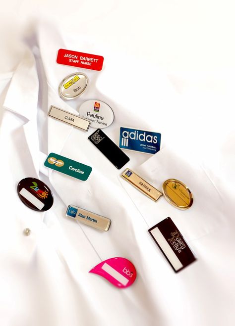 We offers you with a range of promotional items that help you to boost your business. We are leading manufacturer and supplier of Badges, Lapel Pins in Ireland. Call at 1890 333 444. Conference Badges, Magnetic Name Tags, Things Organized Neatly, Item Label, Hang Tag Design, Award Ideas, Staff Uniforms, Team Badge, Silhouette Cards