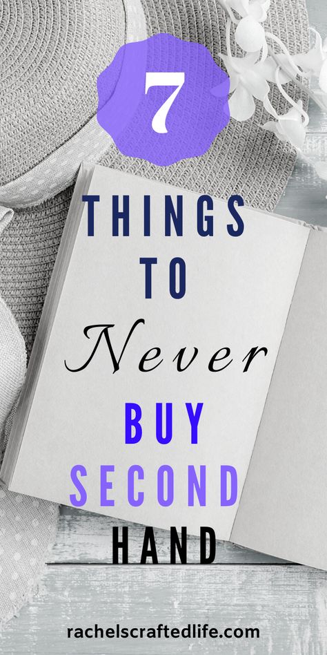 7 things to never buy second hand, things you should never buy used, tips for buying second hand, thrift shopping tips to help you be healthy and save money. A zero waste lifestyle is better for the environment. All my best tips for buying second hand clothing and more. Second Hand Store Ideas Decorating, Second Hand Clothes Ideas, Second Hand Store Ideas, Second Hand Clothing, Thrift Shop Finds, Money Apps, Garage Sale Finds, Thrifty Living, Yard Sales