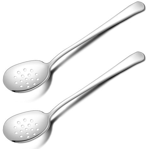 Caviar Spoon, Slotted Spoon, Slotted Spoons, Cooking Utensil, Serving Spoon, Spoon Set, Kitchen Utensils Gadgets, Serving Spoons, Utensil Set