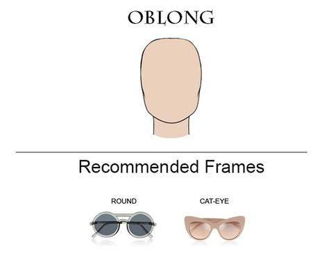 Glasses For Oblong Face, Face Shape Glasses, Face Shape Chart, Frames For Round Faces, Oblong Face, Oblong Face Shape, Sunglasses For Your Face Shape, Glasses For Face Shape, Glasses Frames Trendy