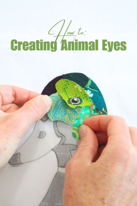 Dive into the exciting world of collage quilting with this tutorial on creating realistic animal eyes for your quilts! Learn how Emily Taylor creates animal eyes using fabric and inktense pencils for her collages! Master this unique technique and add a touch of whimsy to your Collage Quilt projects. Quilting Tutorial | Create Animal Eyes with Inktense | Quilting Tips Quilt Collage Ideas, Fabric Collage Quilts, Collage Quilter Emily Taylor, Emily Taylor Collage Quilts, Inktense Pencils On Fabric, Collage Quilts Tutorials How To Make, Collage Quilts Free Pattern, Fabric Collage Tutorial, Fabric Collage Ideas