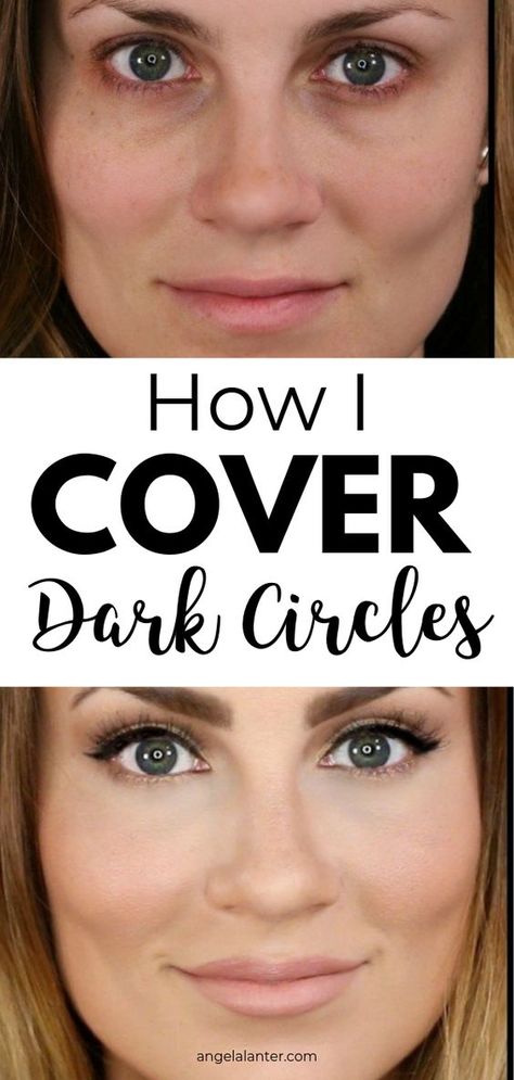 How to Cover dark Circles under eye. Angela Lanter, Hello Gorgeous. Beauty Blogger #AngelaLanter #HelloGorgeous #beautyblogger #beautytutorial #makeuptutorial #makeuptips Dark Circles Makeup, Cover Dark Circles, Angela Lanter, Mascara Hacks, Under Eye Makeup, Hide Dark Circles, Makeup Tips For Older Women, Covering Dark Circles, Dark Under Eye