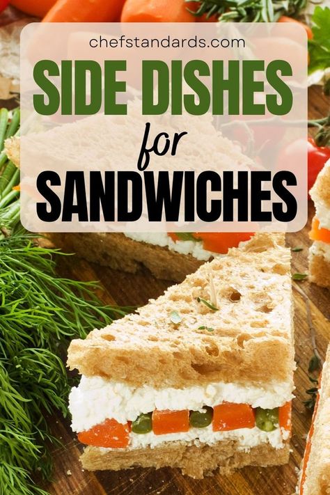 This is my list of the best sides for sandwiches you need to try immediately, regardless of whether it’s a party or dinner you are preparing for, all here. Sides For Sandwiches Ideas, Dinner Sides For Sandwiches, Easy Sides With Sandwiches, Sides To Go With Sandwiches Parties, Easy Sides For Sandwiches, Side With Sandwiches, Easy Side Dishes For Sandwiches, Sides Dishes For Sandwiches, Sides With Sandwiches Ideas