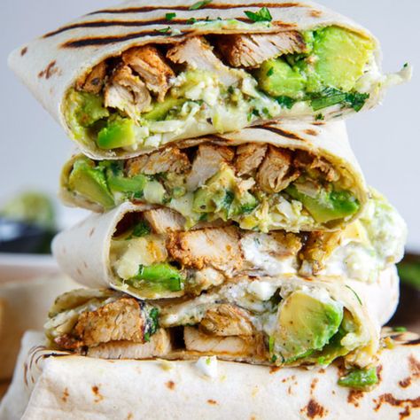 - Chicken and Avocado Burritos Avocado Burrito, Chicken And Avocado, Easy Freezer Meals, Burritos Recipe, Chicken Burritos, Chicken Avocado, Desert Recipes, Healthy Meal Prep, Freezer Meals