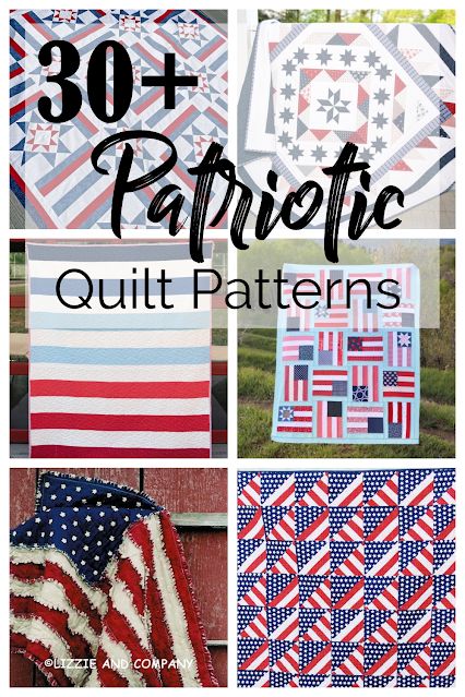 Over 30 Patriotic quilt patterns to make! Celebrate our country and freedom with these beautiful quilts. Quilt Patterns With A Panel, American Flag Quilt Patterns, American Flag Quilt Block, Quilt Of Valor Patterns Free Easy, Free Patriotic Quilt Patterns, American Flag Quilt Pattern Free, Americana Quilt Patterns, Flag Quilt Pattern Free, Quilt Of Valor Patterns Free