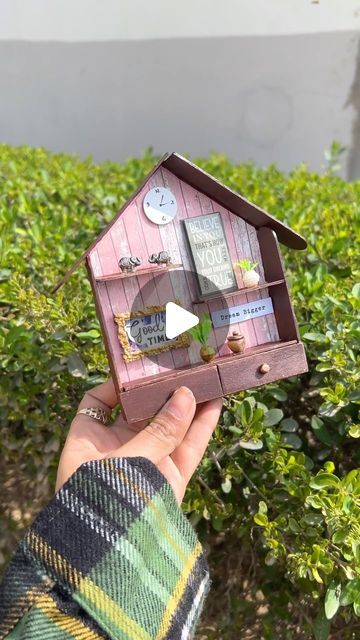 Rupal singh on Instagram: "Wall decor using Cardboard | Wall decorations |   @mansi.s_handmade @kuch_creativity @_creative_mamma @itspriyanjalisingh   #walldecor #handmade #diy #budgetfriendly #gift #creativecraft #trashtotreasure #bestoutofwaste #miniatureart #instagram #reelitfeelit" Diy Wall Decor Using Cardboard, Diy Cardboard Crafts Decoration, Cardboard Wall Decor Diy, Cardboard Crafts Decoration, Cardboard Wall, Instagram Wall, Best Out Of Waste, Diy Paper Crafts Decoration, Trash To Treasure