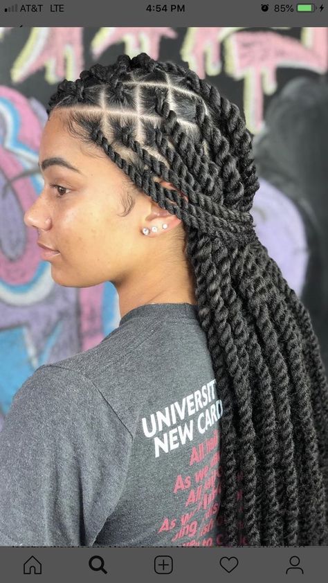 @happydayjasmine Hair Baddie, Havana Twists, Natural Braided Hairstyles, Senegalese Twists, Blonde Box Braids, Natural Braids, Marley Twists, Braided Styles, Weave Styles