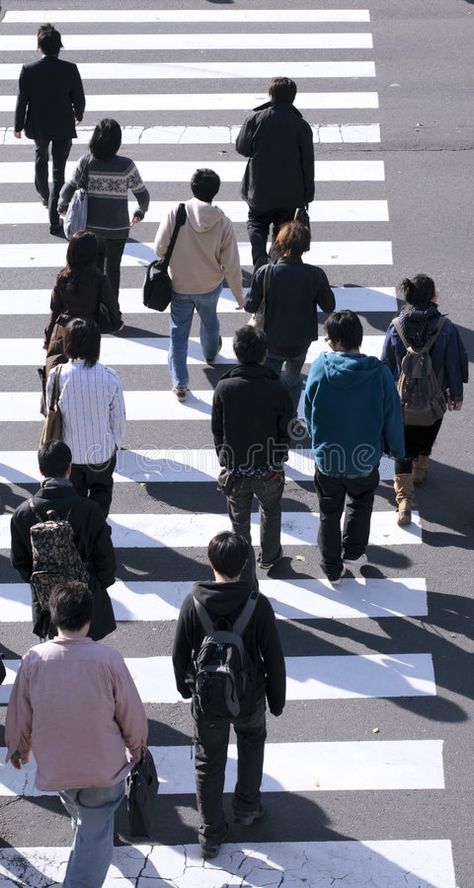 People Sitting Criss Cross, People Crossing The Street, Upper View Reference, Group Of People Reference, Astarion Comic, People Crossing Street, People From Above, People Walking Street, Walking In City