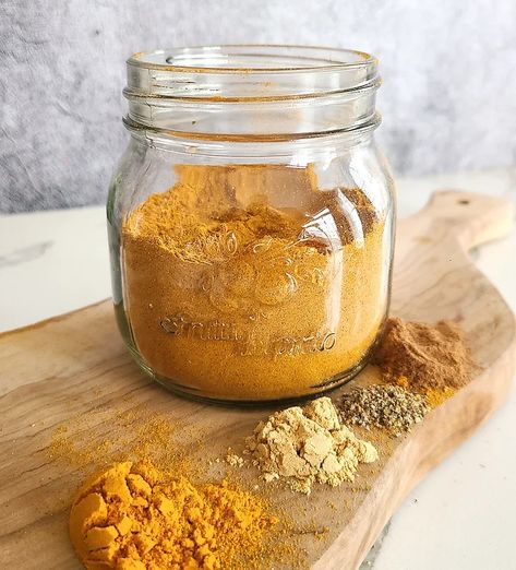 Golden Milk Mix Recipe Diy Golden Milk Powder, Golden Milk Recipe Turmeric, Turmeric Latte Recipe, Health Potion, Golden Milk Recipe, Turmeric Tea Recipe, Golden Milk Latte, Gold Milk, Hair Growth Foods