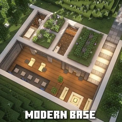 Minecraft Elite Builds (@buildelitecraft) posted on Instagram • May 17, 2022 at 1:16pm UTC Villa Minecraft, Modern Minecraft Houses, Minecraft Welten, Case Minecraft, Underground House, Rumah Minecraft Sederhana, Minecraft Mansion, Minecraft Interior Design, Bangunan Minecraft