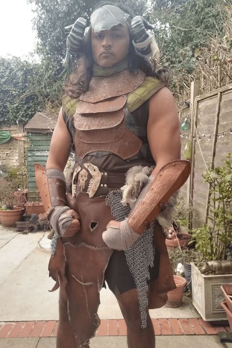 These mythical beings are often associated with strength and challenge. #Halloween #Costume #DIY Mythical Creature Costume, Mythical Creatures Costumes, Medieval Costume Diy, Creature Costume, Diy Costumes Men, Mythical Beings, Crazy Laura, Broadway Costumes, Fun Projects For Kids