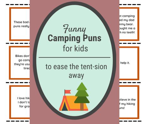 Camping Puns, Hiking Puns, and Nature Puns for your Next Outdoor Adventure Hiking Puns, Wood Puns, Camping Puns, Egg Puns, Gardening Jokes, Nature Puns, Travel Puns, Craft Sayings, Teacher Puns