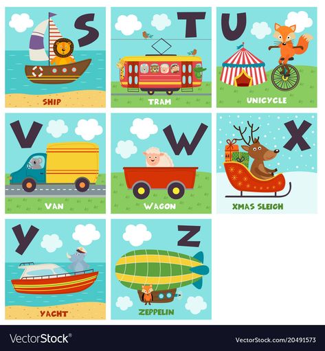 Transport Pictures, Animals Alphabet, Ship Vector, Transportation Poster, Preschool Activities Toddler, Kids Doodles, Busy Books, Native American Artwork, City Vector