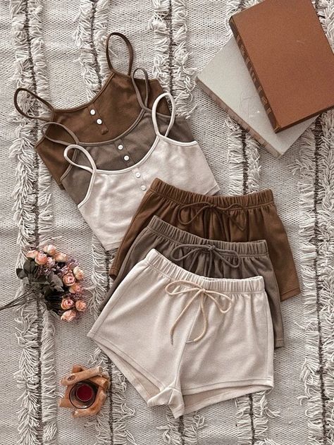 Loungewear Outfits, Cute Pajama Sets, Mode Casual, Ținută Casual, Cute Everyday Outfits, Cute Simple Outfits, Really Cute Outfits, Pyjama Set, Mode Inspiration